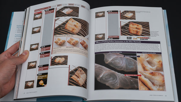 The Japanese Culinary Academy YAKIBA, Grilling Techniques: Shio-yaki, Furishio-yaki, Yuan-yaki, Tare-yaki, and Yakitori (English)