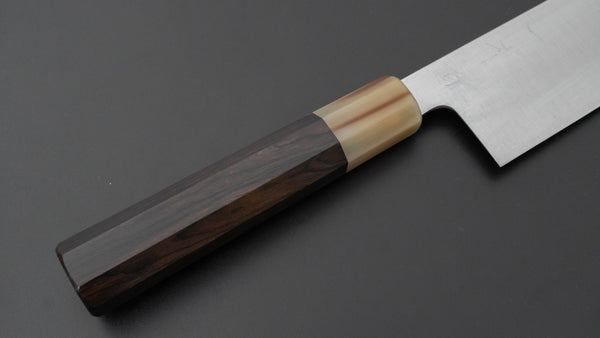 Hitohira Ashi White 2 Nakiri Ebony Handle - Tetogi
