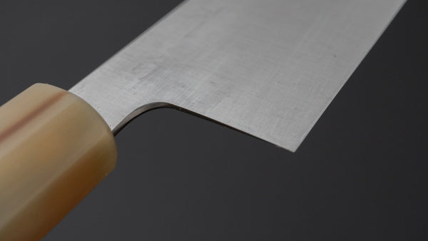 Hitohira Ashi White 2 Nakiri Ebony Handle - Tetogi