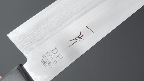 Hitohira DP Damascus Santoku 165mm Pakka Handle - Tetogi