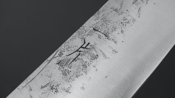 Hitohira Futana SLD Nashiji Gyuto 210mm Oak Handle - Tetogi