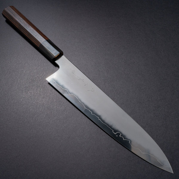 Tetsujin Silver #3 Kasumi Gyuto 240mm Taihei Makassar Ebony Handle - Tetogi