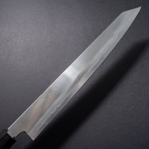 Tetsujin Silver #3 Ukiba Kiritsuke Sujihiki 270mm Taihei Tagayasan Handle - Tetogi