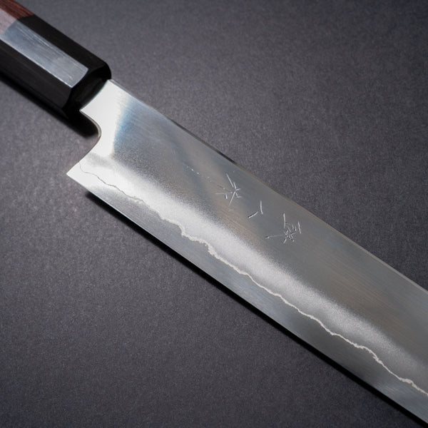 Tetsujin Silver #3 Ukiba Kiritsuke Sujihiki 270mm Taihei Tagayasan Handle - Tetogi