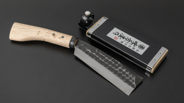 Ajikataya Tsuchime Hatchet 150mm Oak Handle (Double Bevel) - Tetogi
