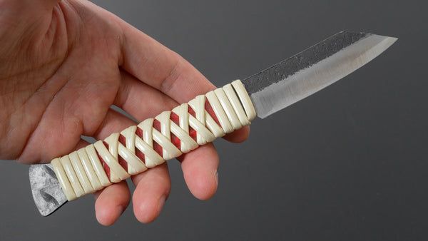 Higonokami Kiridashi Fixed Blade Rattan Handle (Kaku) - Tetogi