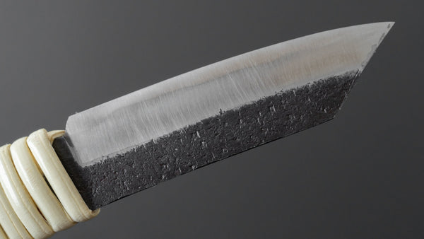 Higonokami Kiridashi Fixed Blade Rattan Handle (Kaku) - Tetogi