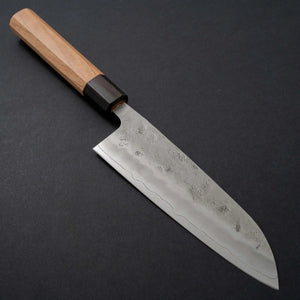 Hitohira Futana S3 Nashiji Santoku 170mm Cherry Wood Handle - Tetogi