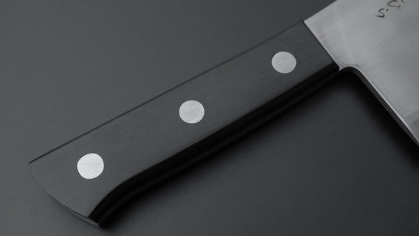 Hitohira Hiragana Chopper 160mm Pakka Handle - Tetogi