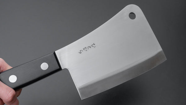 Hitohira Hiragana Chopper 160mm Pakka Handle - Tetogi