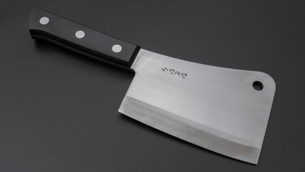 Hitohira Hiragana Chopper 160mm Pakka Handle - Tetogi