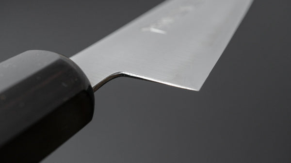 Hitohira Imojiya TH Blue Super Honesuki Kaku Pakka Handle (Gray) - Tetogi