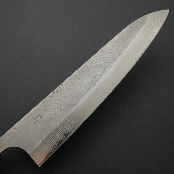 Hitohira STK VG10 Nashiji Damascus Gyuto 240mm Taihei Custom Zebrawood Handle - Tetogi