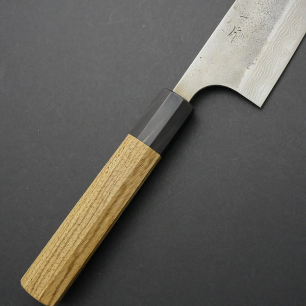 Hitohira STK VG10 Nashiji Damascus Gyuto 240mm Taihei Custom Zebrawood Handle - Tetogi