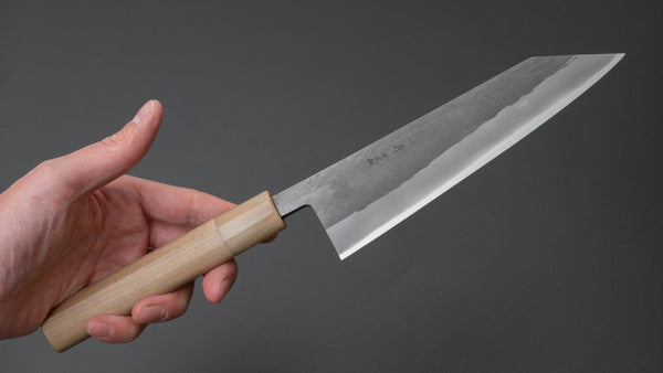 Hitohira TD Blue #2 Stainless Clad Kurouchi Bunka 170mm Ho Wood Handle (D-Shape) - Tetogi