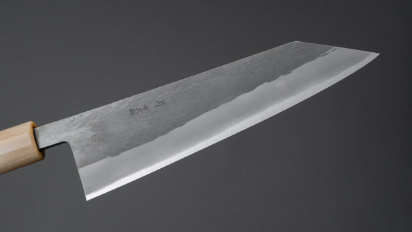 Hitohira TD Blue #2 Stainless Clad Kurouchi Bunka 170mm Ho Wood Handle (D-Shape) - Tetogi