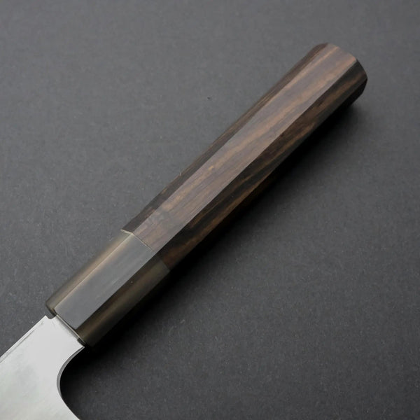 Hitohira Togashi White #1 Damascus Yanagiba 300mm Ebony Handle (Saya) - Tetogi