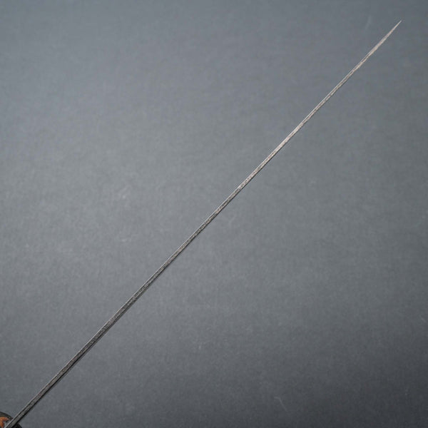 Hitohira Togashi White #1 Kurouchi Damascus Gyuto 240mm Burnt Yakusugi Handle - Tetogi