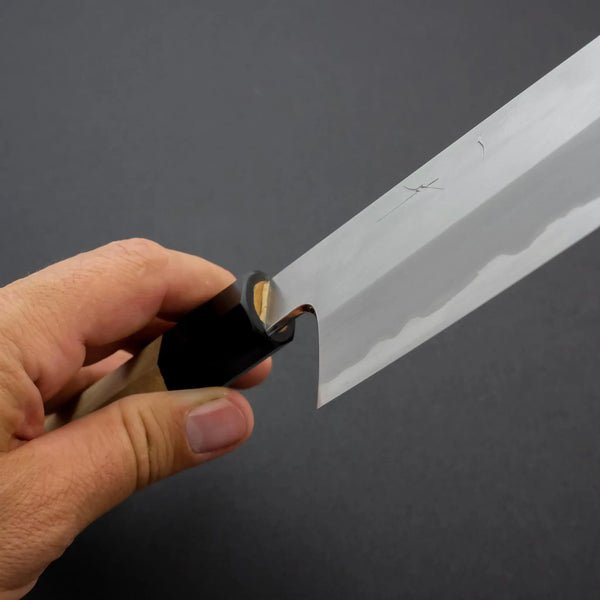 Hitohira Togashi White #1 Stainless Clad Gyuto 240mm Ho Wood Handle - Tetogi