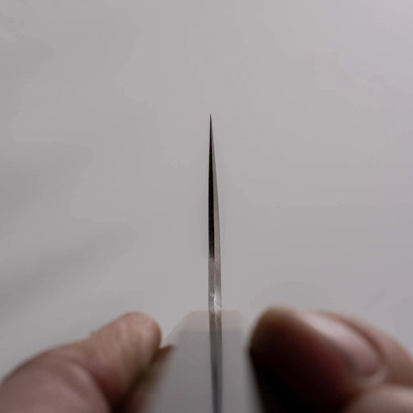 Hitohira Togashi White #1 Stainless Clad Kasumi Kiritsuke Gyuto 240mm Ebony Handle - Tetogi