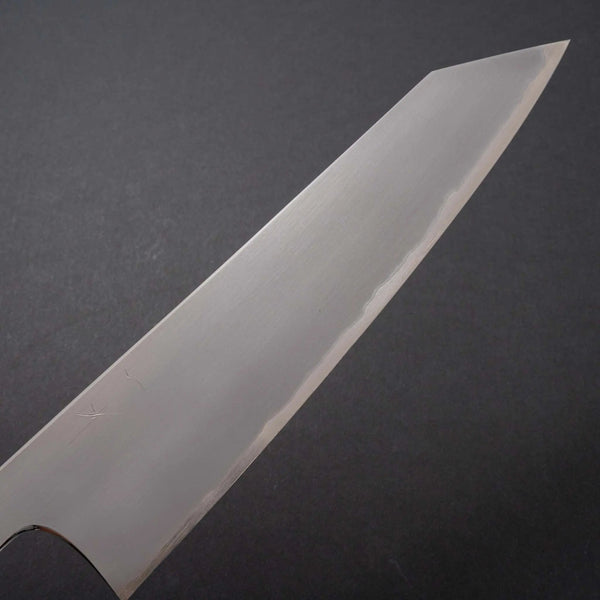 Hitohira Togashi White #1 Stainless Clad Kasumi Kiritsuke Gyuto 240mm Ebony Handle - Tetogi