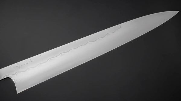 Hitohira Togashi Yohei White #1 Mizu Honyaki Sujihiki 270mm Taihei Ebony Handle (#065)