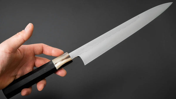 Hitohira Togashi Yohei White #1 Mizu Honyaki Sujihiki 270mm Taihei Ebony Handle (#065)