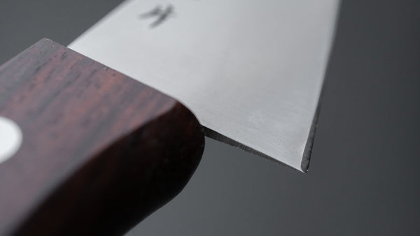 Hitohira Vintage SK Honesuki Kaku Ebony Handle (No Bolster/ Bigger Handle) - Tetogi