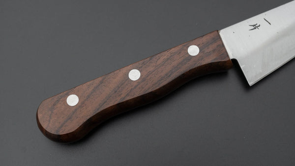 Hitohira Vintage SK Honesuki Kaku Wood Handle (No Bolster/ Bigger Handle) - Tetogi