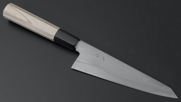 Hitohira White #2 Single-Bevel Honesuki Kaku 150mm Ho Wood Handle - Tetogi