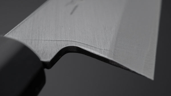Hitohira White #2 Single-Bevel Honesuki Kaku 150mm Ho Wood Handle - Tetogi