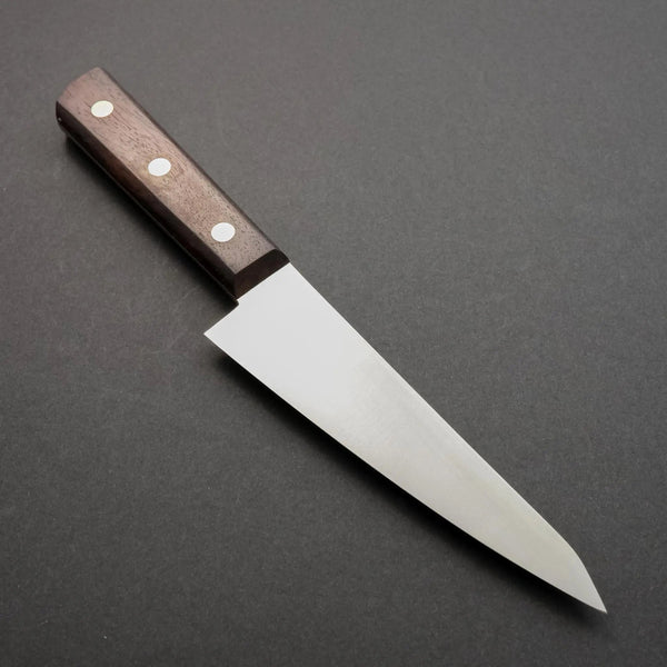 Kanehide Bessaku Left-Handed Honesuki Kaku 150mm Wood Handle - Tetogi