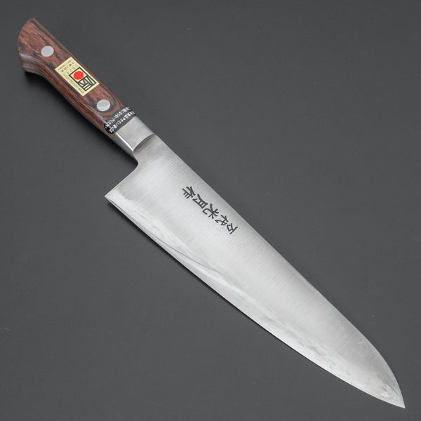 Kogetsu Mandai Stainless Gyuto 210mm Imitation Mahogany Handle - Tetogi