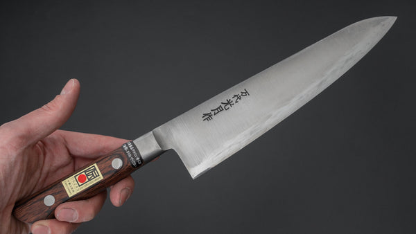 Kogetsu Mandai Stainless Gyuto 210mm Imitation Mahogany Handle - Tetogi