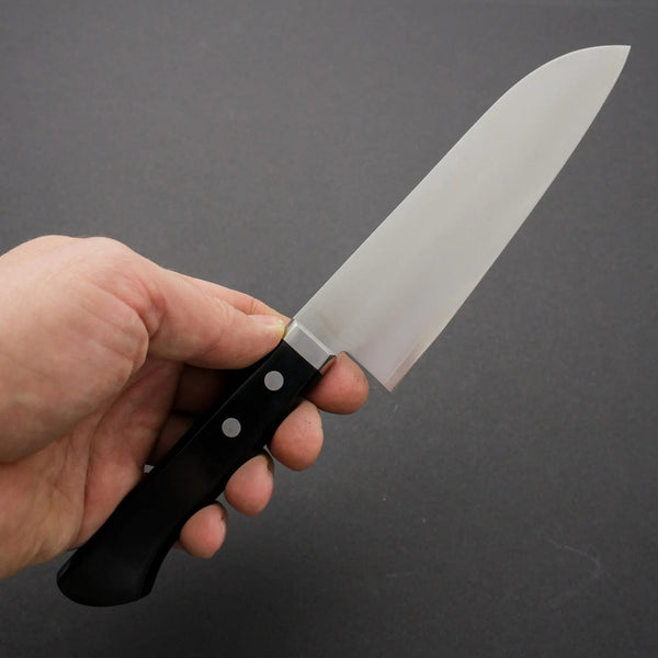 Morihei Kiyomitsu #140 Santoku 140mm Pakka Handle - Tetogi
