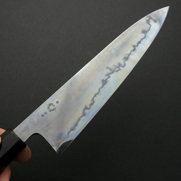 Takada no Hamono Blue #1 Suiboku Gyuto 210mm Ho Wood Handle - Tetogi