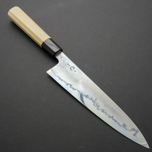 Takada no Hamono Blue #1 Suiboku Gyuto 210mm Ho Wood Handle - Tetogi