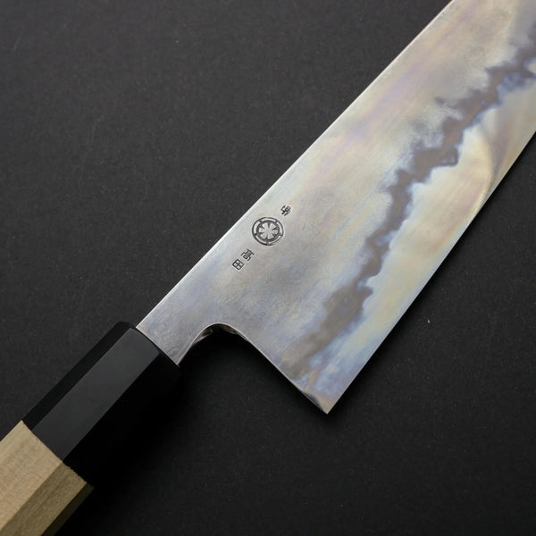 Takada no Hamono Blue #1 Suiboku Gyuto 240mm Ho Wood Handle - Tetogi