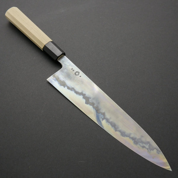 Takada no Hamono Blue #1 Suiboku Gyuto 240mm Ho Wood Handle - Tetogi