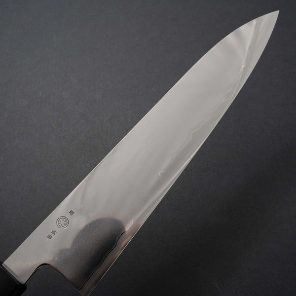 Takada no Hamono Silver #3 Suiboku Gyuto 240mm Wood Handle - Tetogi