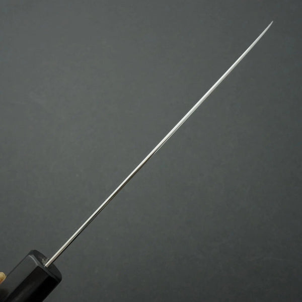 Takada no Hamono Silver #3 Suiboku Santoku 180mm Wood Handle (Extra Thin) - Tetogi