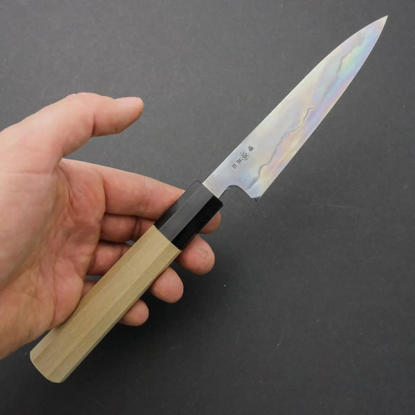 Takada no Hamono White #1 Suiboku Petty 135mm Ho Wood Handle - Tetogi