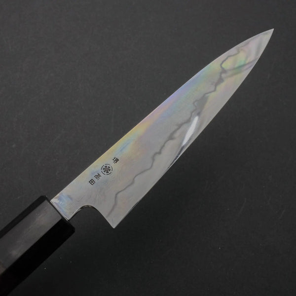 Takada no Hamono White #1 Suiboku Petty 135mm Wood Handle - Tetogi
