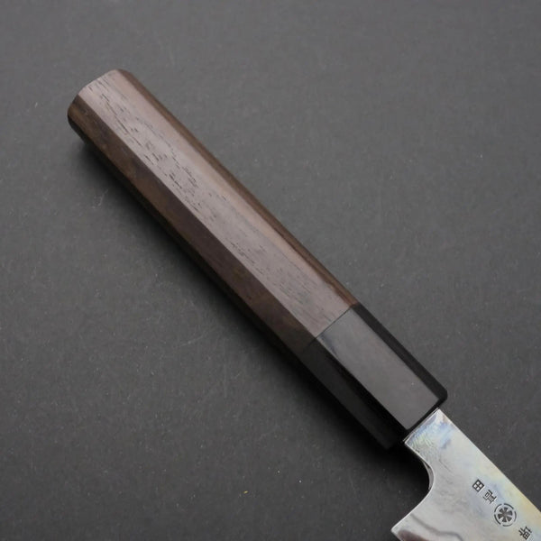 Takada no Hamono White #1 Suiboku Petty 135mm Wood Handle - Tetogi