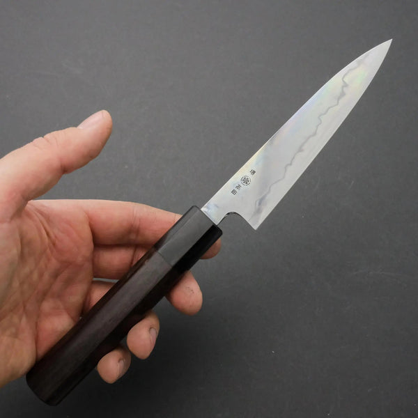 Takada no Hamono White #1 Suiboku Petty 135mm Wood Handle - Tetogi