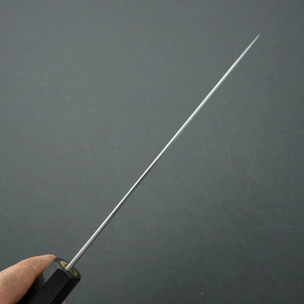 Takada no Hamono White #1 Suiboku Santoku 180mm Ho Wood Handle - Tetogi