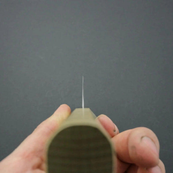 Takada no Hamono White #1 Suiboku Santoku 180mm Ho Wood Handle - Tetogi