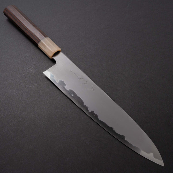 Tetsujin Blue #2 Kasumi Gyuto 240mm Ebony Handle - Tetogi