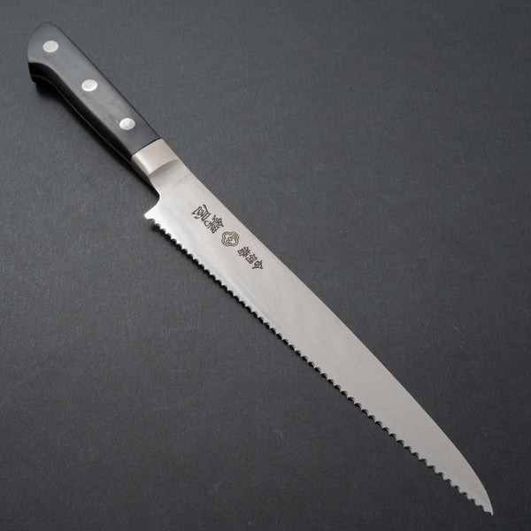 Tsubaya Bread Knife 210mm Pakka Handle - Tetogi