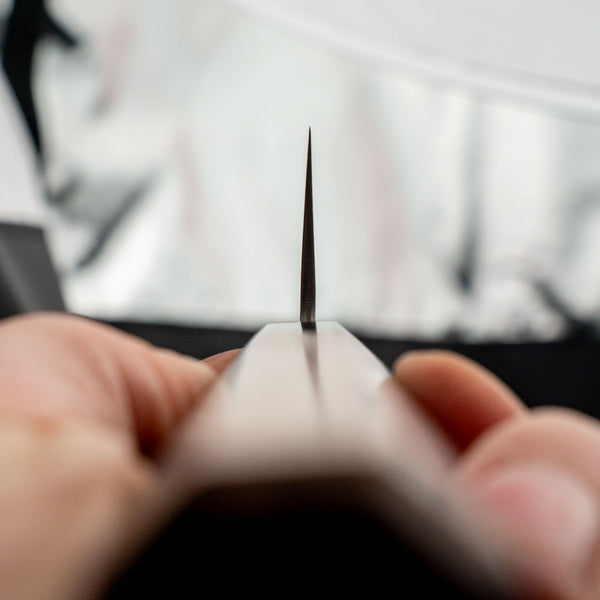 Hitohira Futana Swedish Stainless Nashiji Damascus Bunka 170mm Walnut Handle